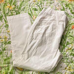 White Tailored Pants